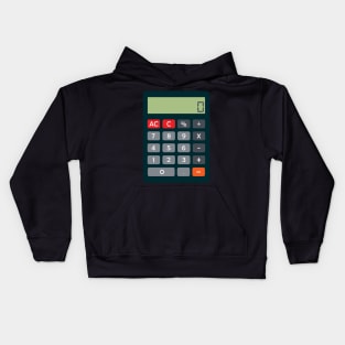 Accountant Costume Outfit Math Calculator Kids Hoodie